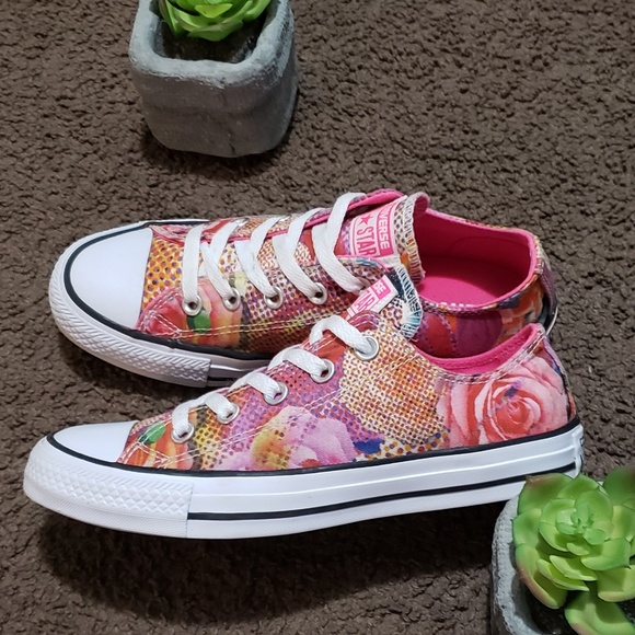 Converse Shoes - converse digital floral ox